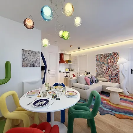 Apartment Pop Art & Vibrant Parisian Flat Ac Near Opera