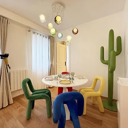Apartment Pop Art & Vibrant Parisian Flat Ac Near Opera Paris